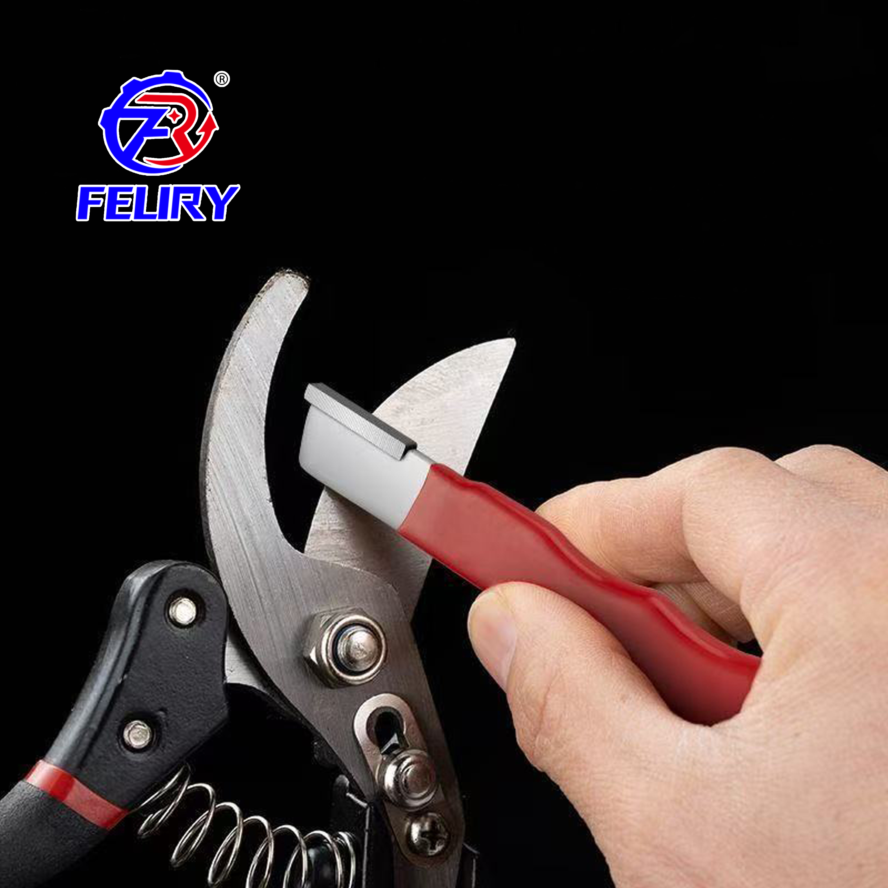 Knife Sharpener - Scissors sharpener multi-functional garden scissors sharpener